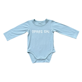 Long Sleeve Bodysuit Bamboo - Trains