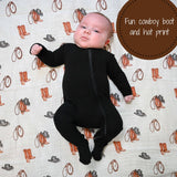 Boots Western Muslin Swaddle Blanket