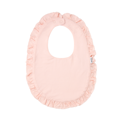 RUFFLE SNAP BIB