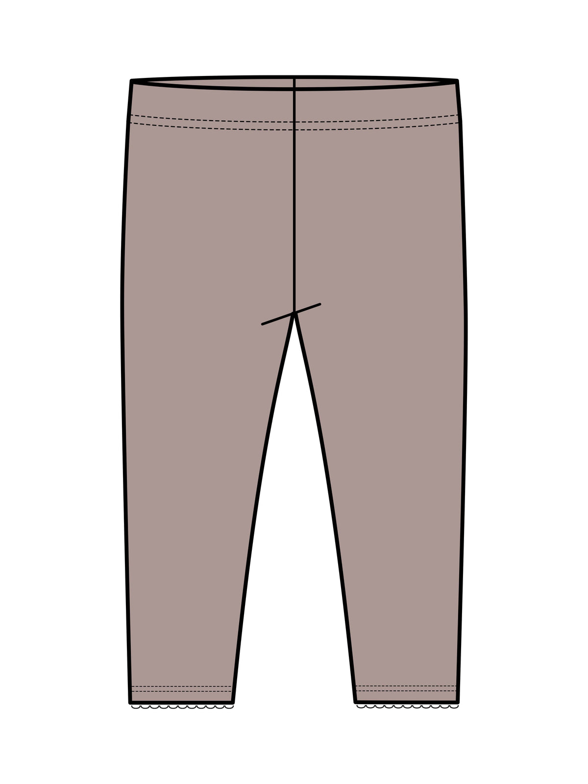 Colored Organics - Gina Pointelle Leggings - Wren