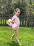 Blush Meadow LS Swimsuit