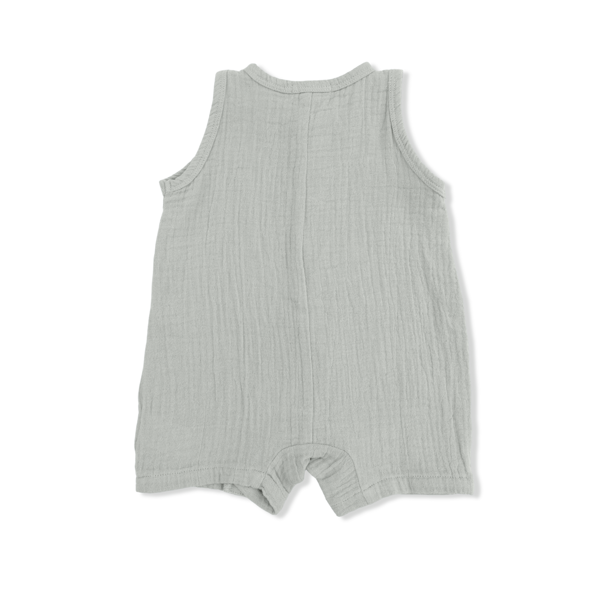 Muslin Romper - Desert Green