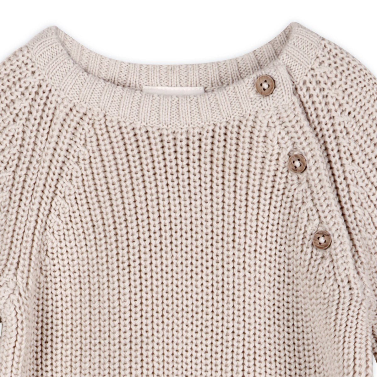 Chunky Knit Sweater - Stone