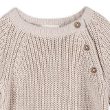Chunky Knit Sweater - Stone