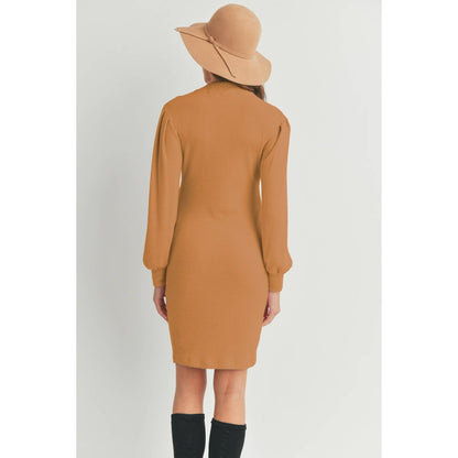 Maternity LS Rib Knit Dress
