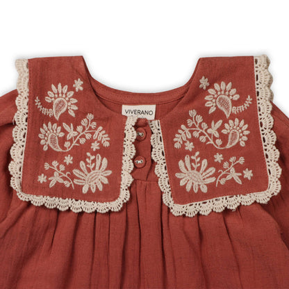 Embroidered Dress Set - Sienna