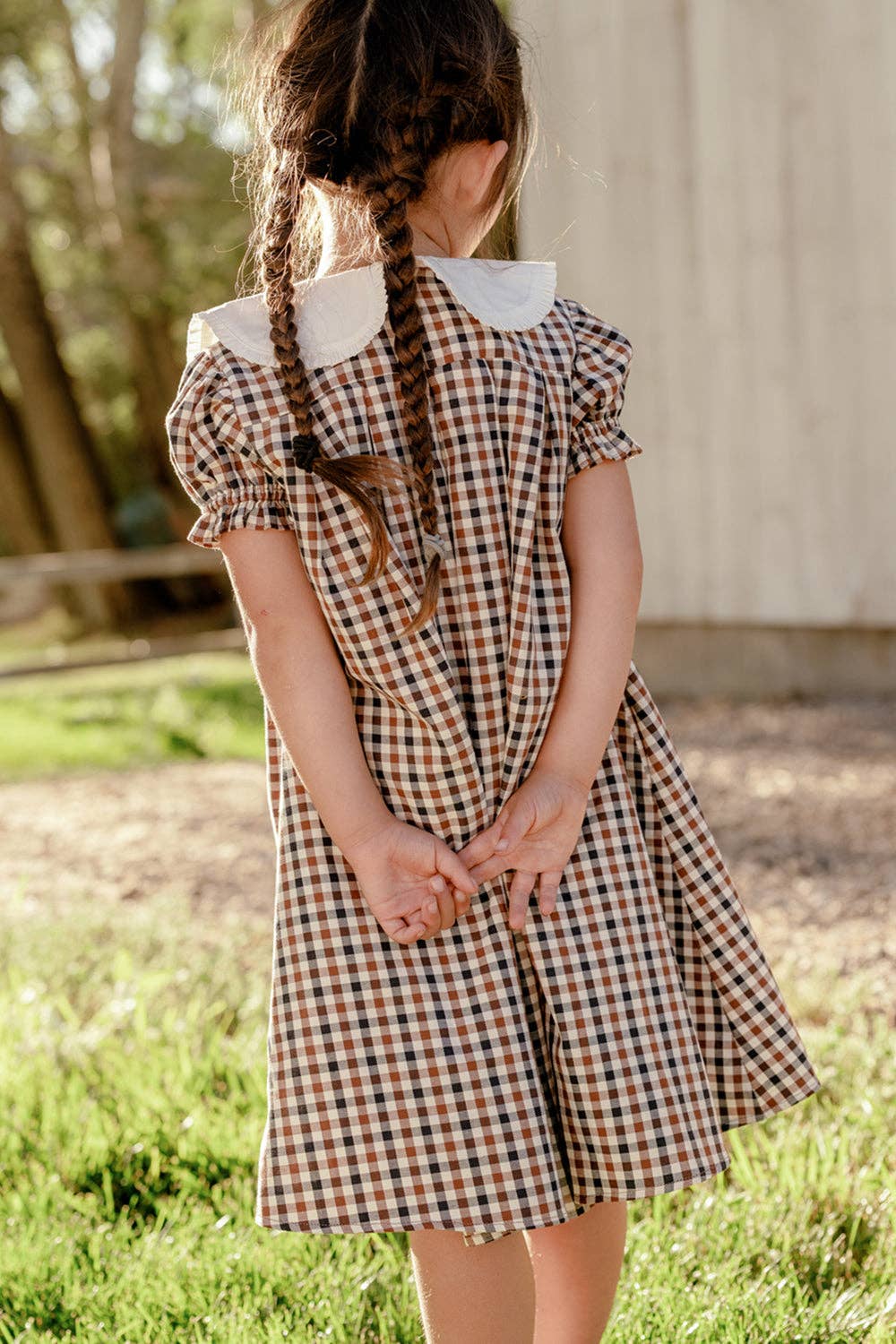 Mini Emery Dress in Chestnut