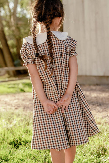 Mini Emery Dress in Chestnut