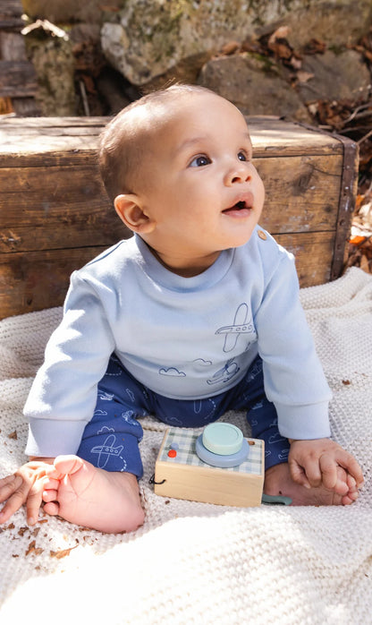 DPD Organic Pant Set - Blue Skies