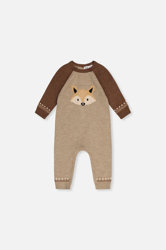 DPD Knit Romper - Fox