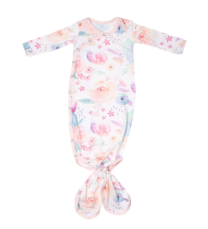 Bloom Newborn Knotted Gown