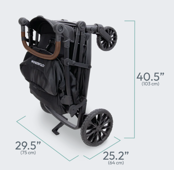 Wonderfold L4 Double Stroller Wagon