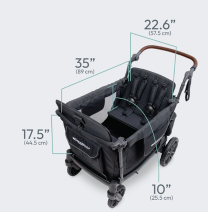Wonderfold L4 Double Stroller Wagon