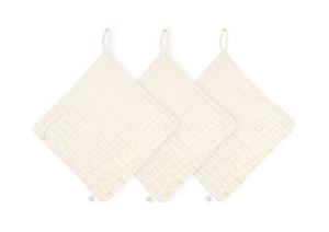 Washcloth 3 Pack-Cream