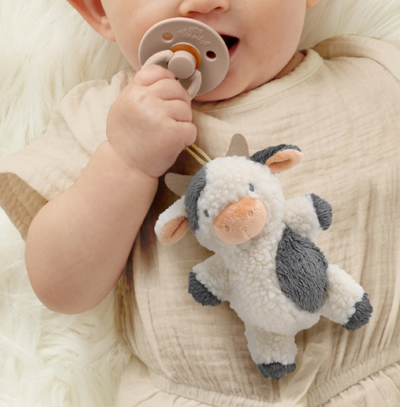 Natural Rubber Paci Pal Cow