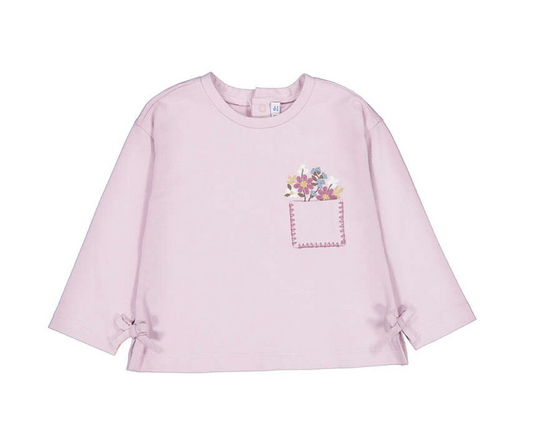 Mayoral - LS Shirt - Mauve Floral