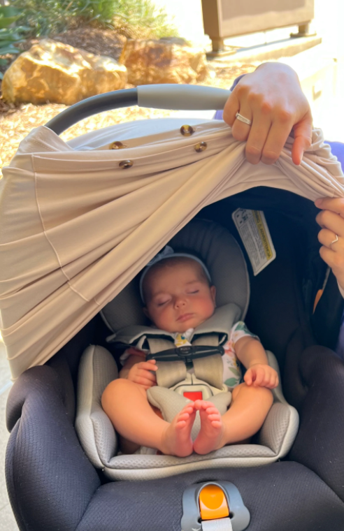 Snuggle Shield® LUXE Bamboo Multi-Use Antimicrobial Air Filtering Infant Cover