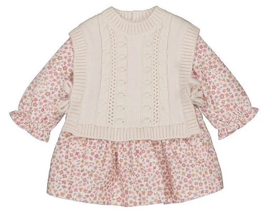 Mayoral Dress/Vest Set
