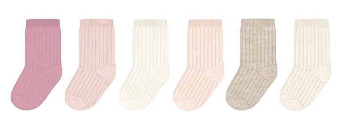 Mayoral - Set of 6 Socks - Pinks