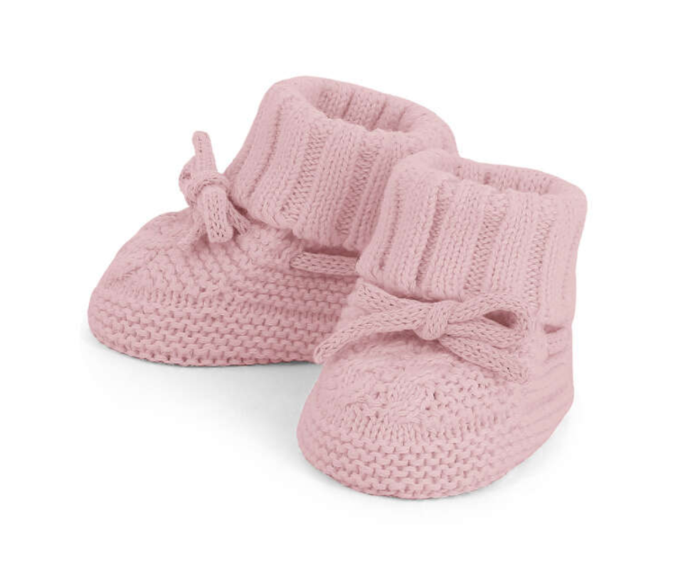 Mayoral Knit Booties - Rose