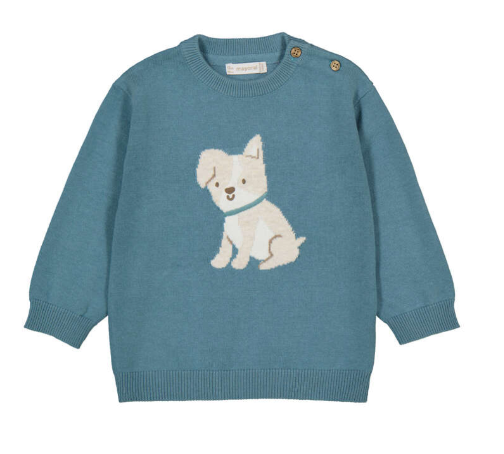 Mayoral Sweater Puppy - Jade