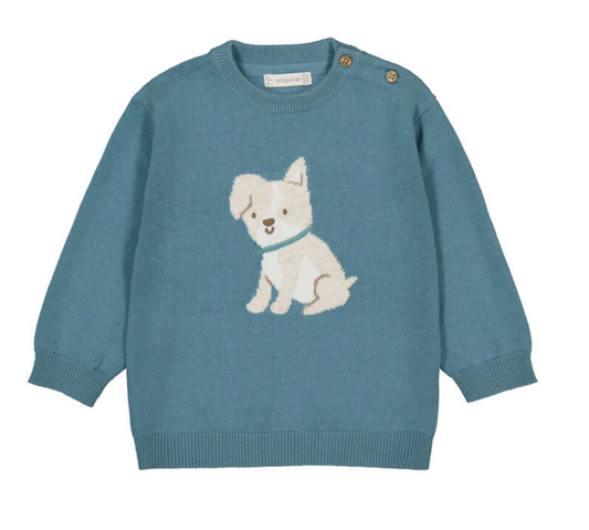 Mayoral Sweater Puppy - Jade