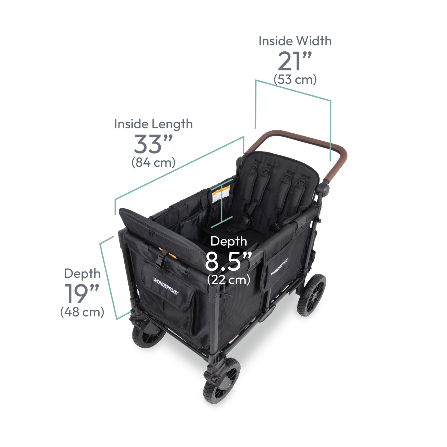 W4 Luxe Pro 4-Seater Stroller Wagon
