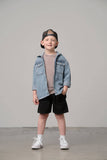 Hooded Jacket - Light Denim