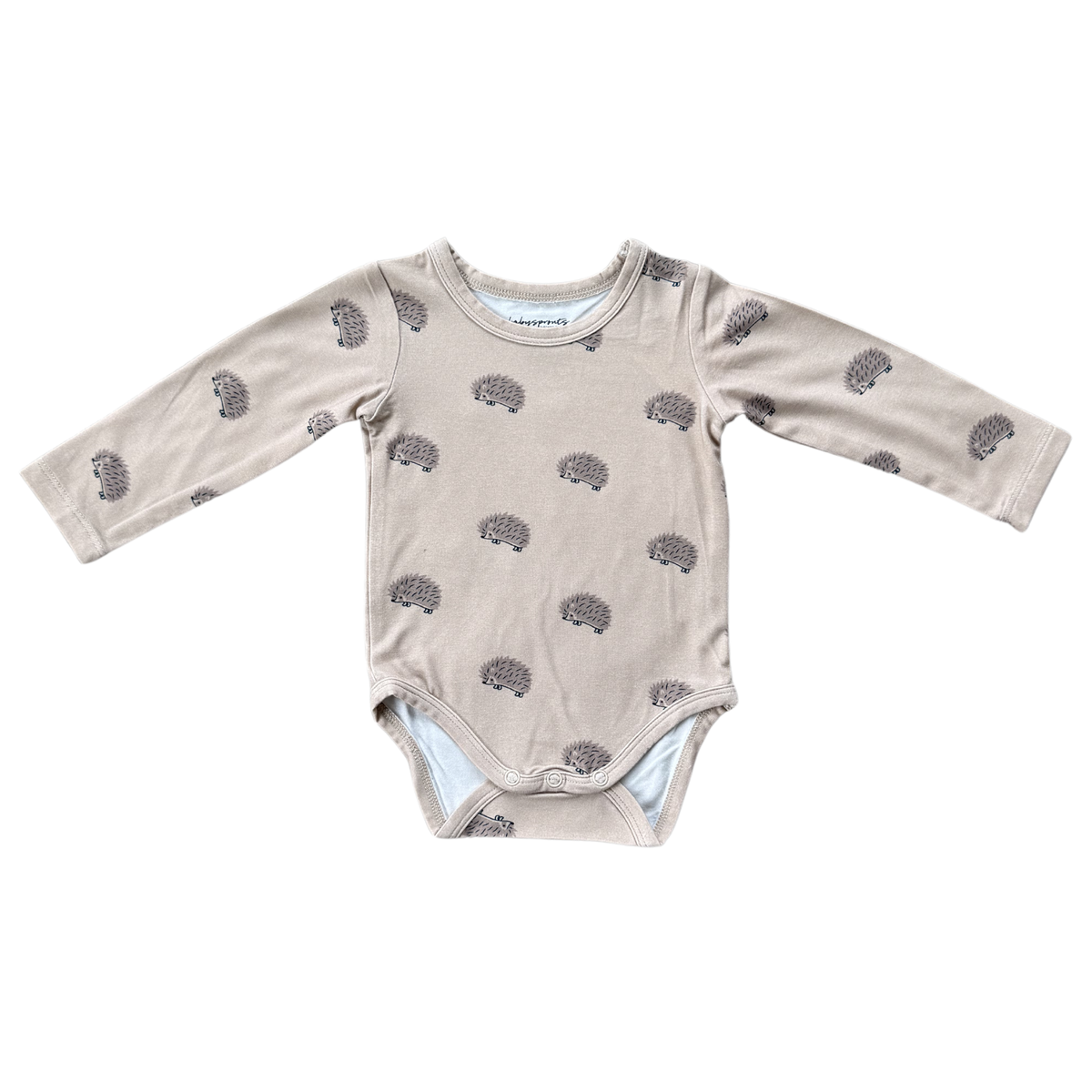 Long Sleeve Bodysuit Bamboo - Trains