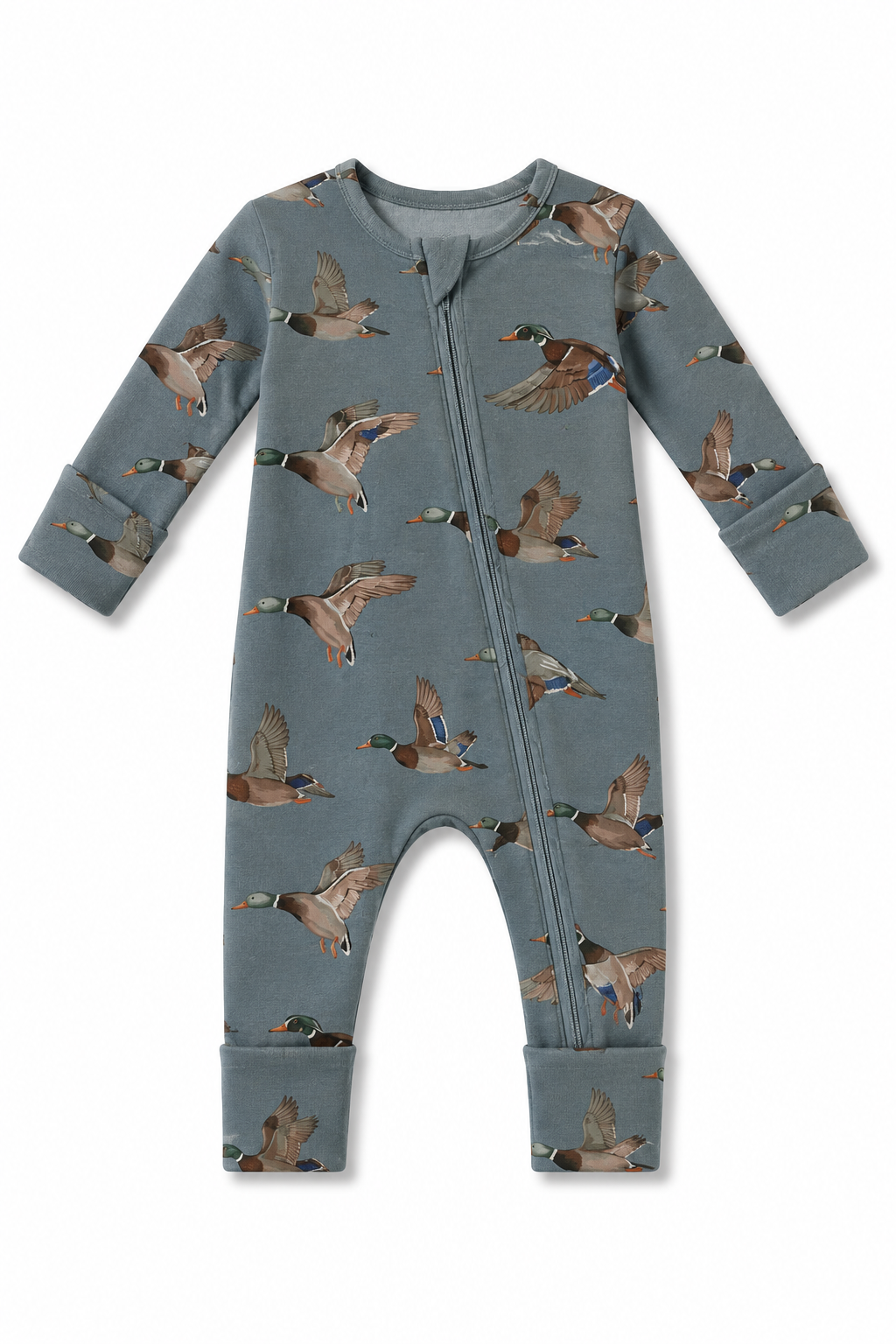 Mallards (Ribbed) Zip Pajamas