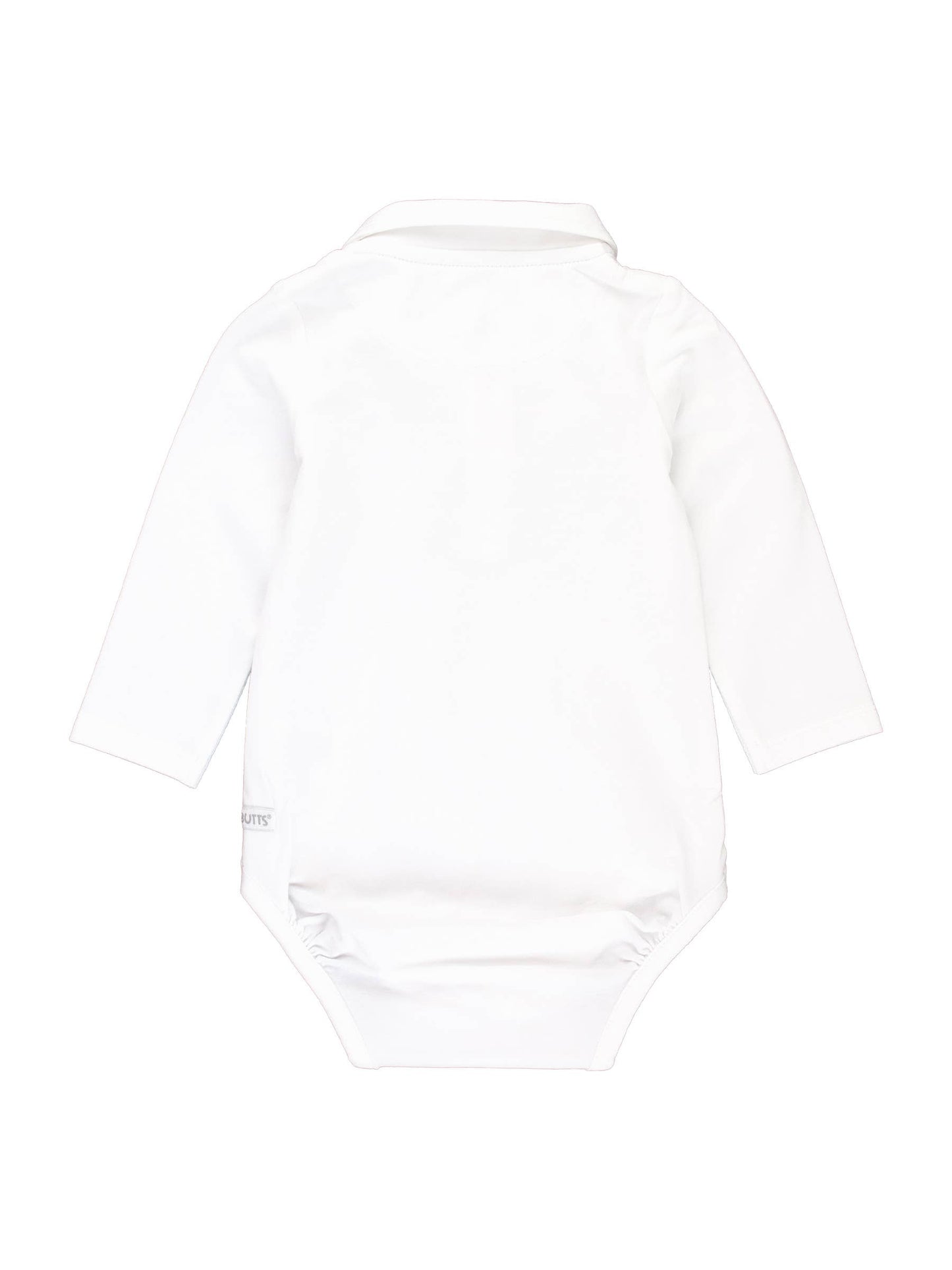 RuggedButts - White Knit Polo Bodysuit