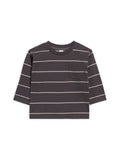 Reese Drop Should Tee - Hunter Stripe / Ash
