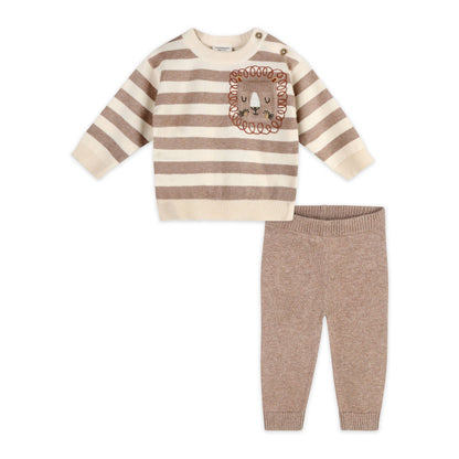 Lion Knit Pullover & Pants