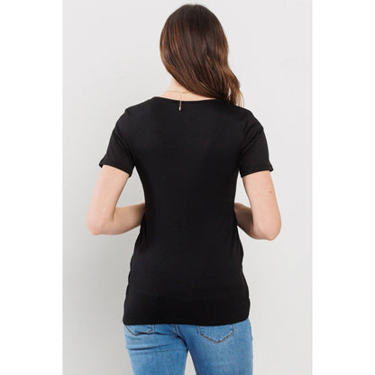 Ribbed SS Top Maternity