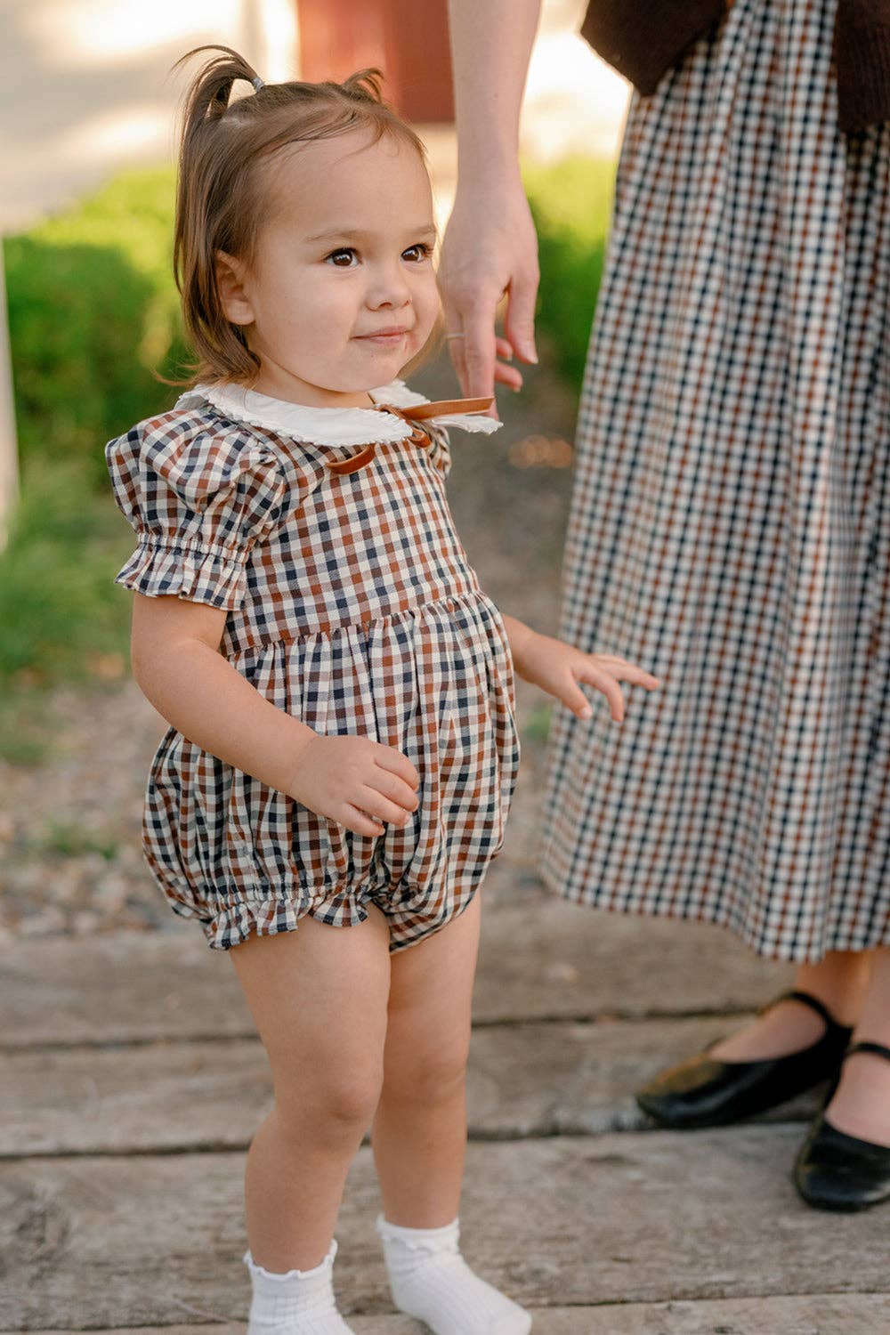 Emery Romper in Chestnut