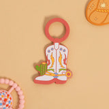 Cowboy Booth Teether, Baby Teether Ring