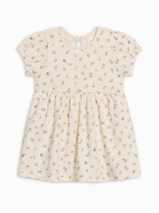 Puff Sleeve Bodysuit Dress - Petaline Floral
