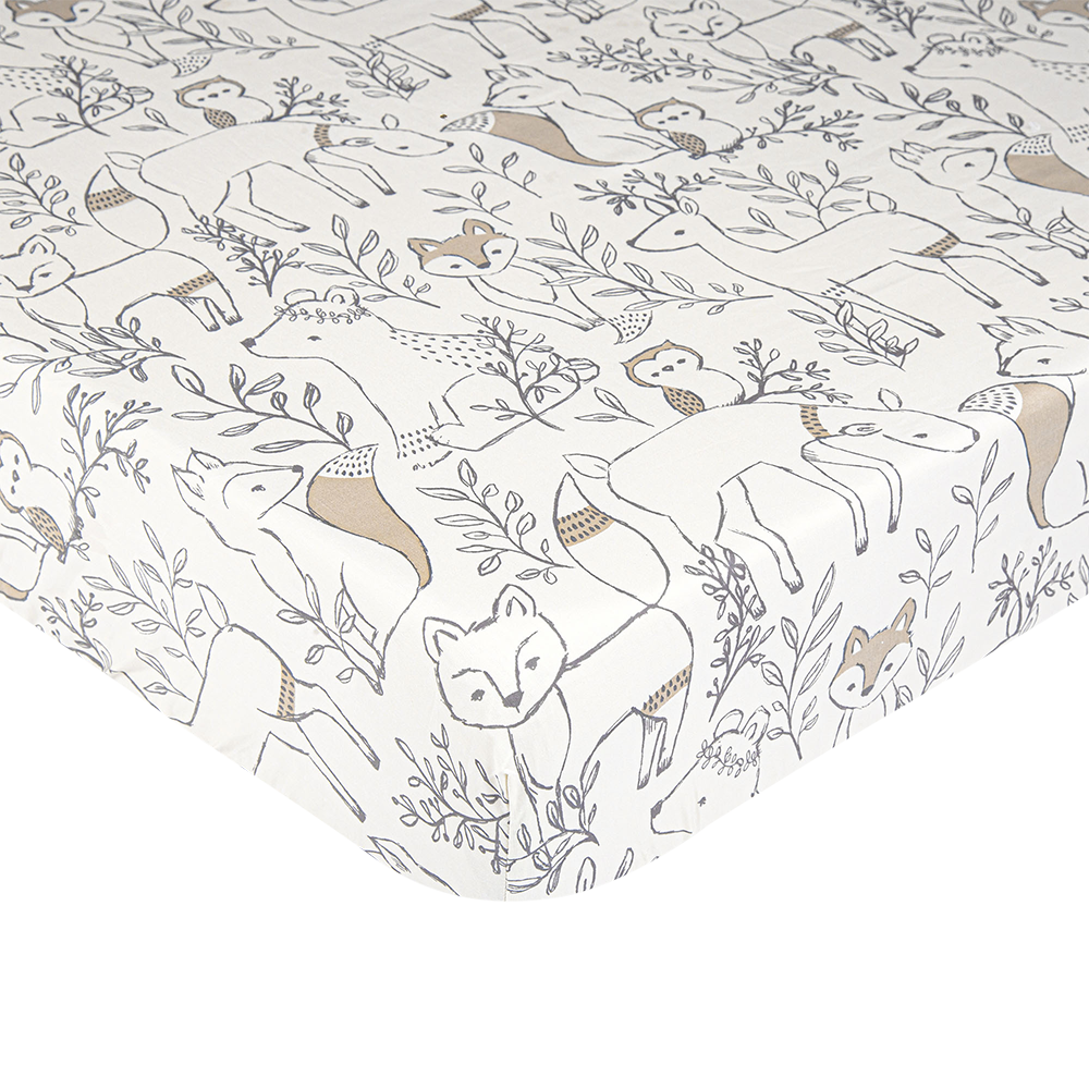 Fitted Crib Sheet - Ezra