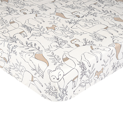 Fitted Crib Sheet - Ezra