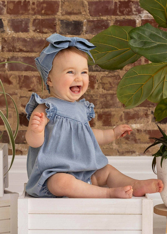 Blue Baby Romper
