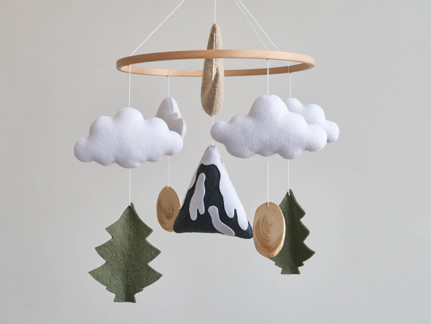 Baby mobile - Mountain nursery mobile - Baby crib mobile