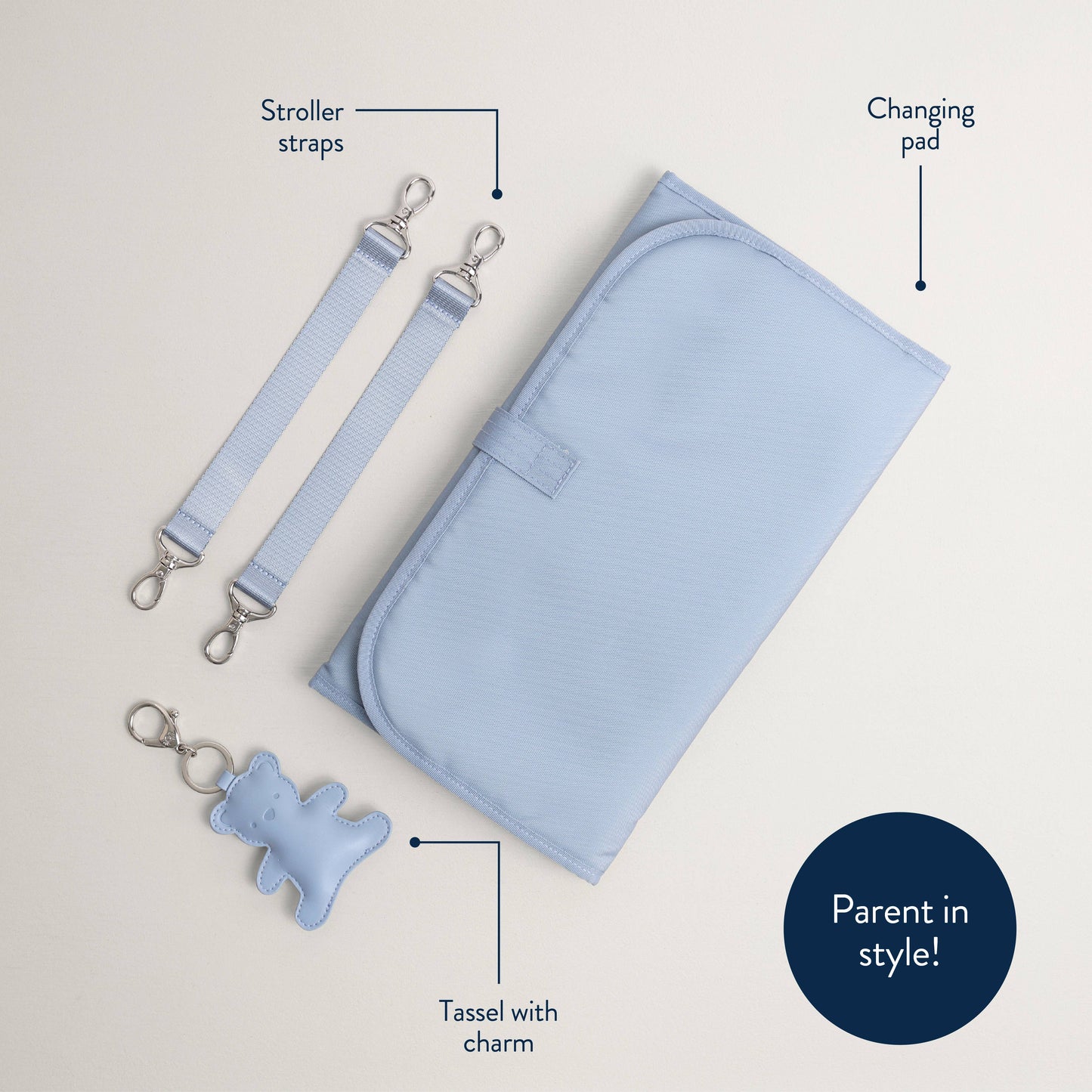 Teddy Blue Boss Plus™ Diaper Bag