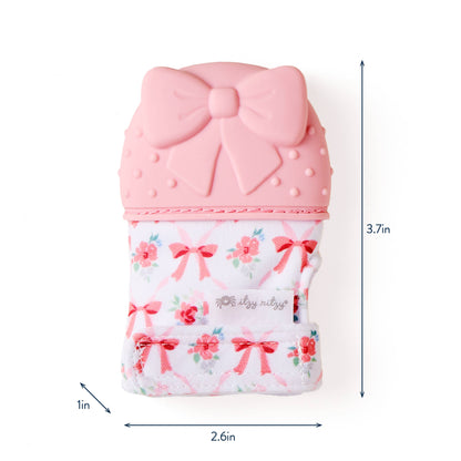 Itzy Mitt™ Silicone Teething Mitt - Bow