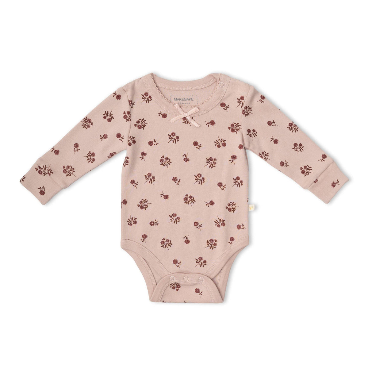 Org. Bodysuit/Pants Set - Rosebud