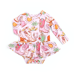 Lainey Pink Western Dress