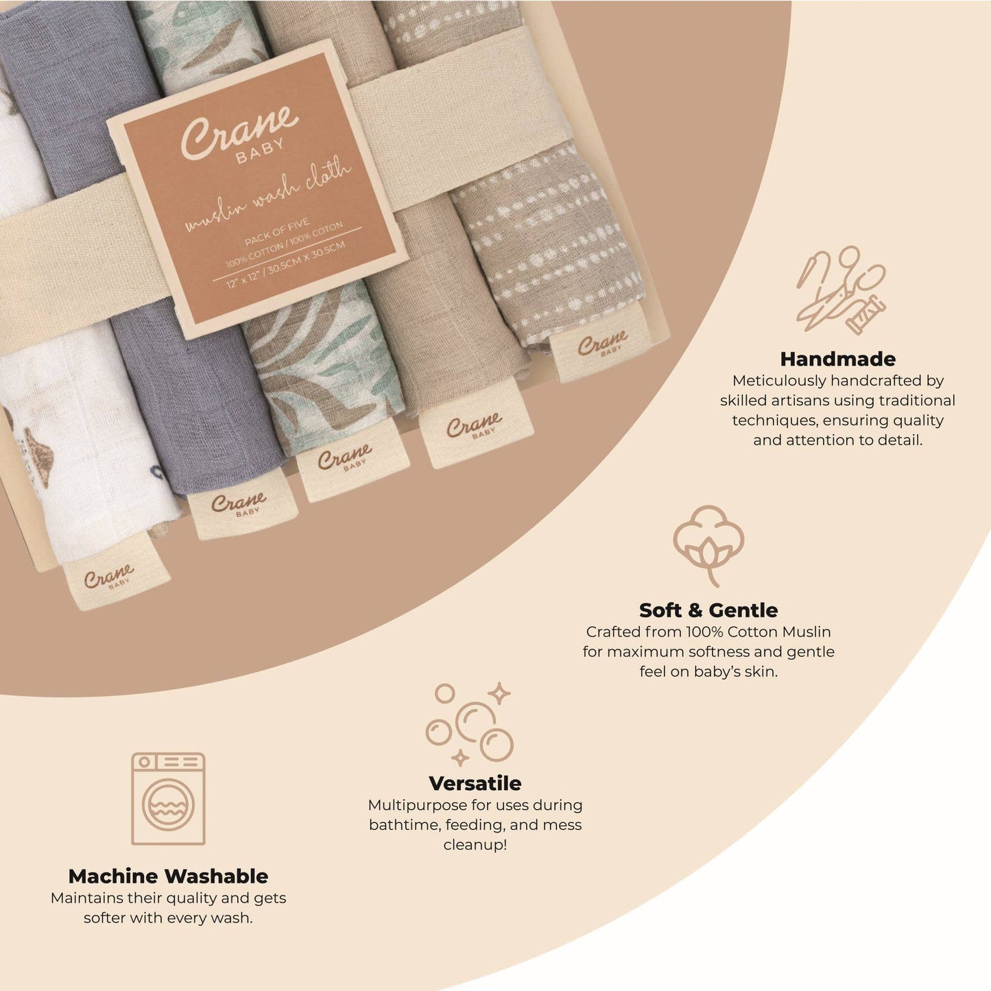 Wash Cloth Set - Cove