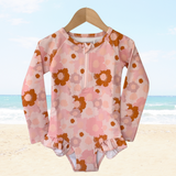 Blush Meadow LS Swimsuit