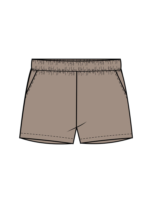 Jude Muslin Shorts - Beige