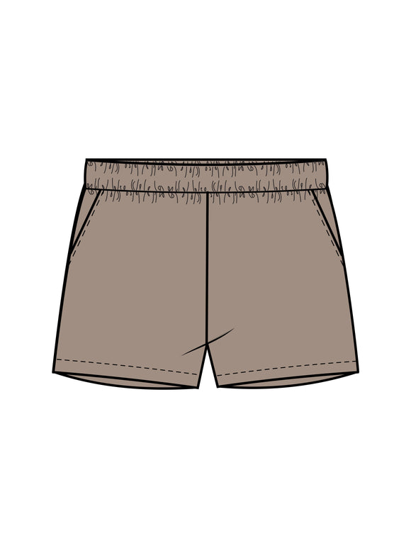 Jude Muslin Shorts - Beige