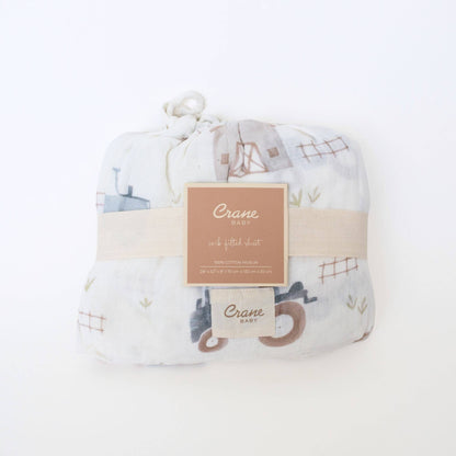 Fitted Crib Sheet - Farmhouse